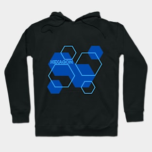 The blue hexagon Hoodie